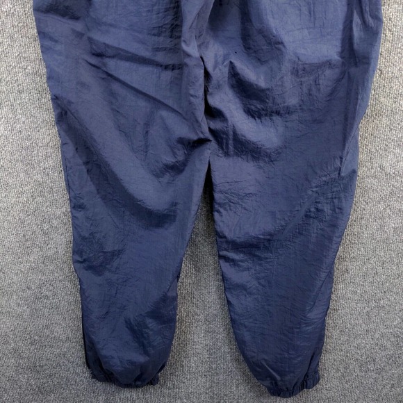 Reebok Men's Windbreaker Jogger Track Pants Blue Large Drawstring Waist Vintage - Picture 8 of 12